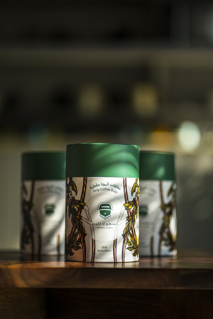 مغلفات القهوة المقطرة